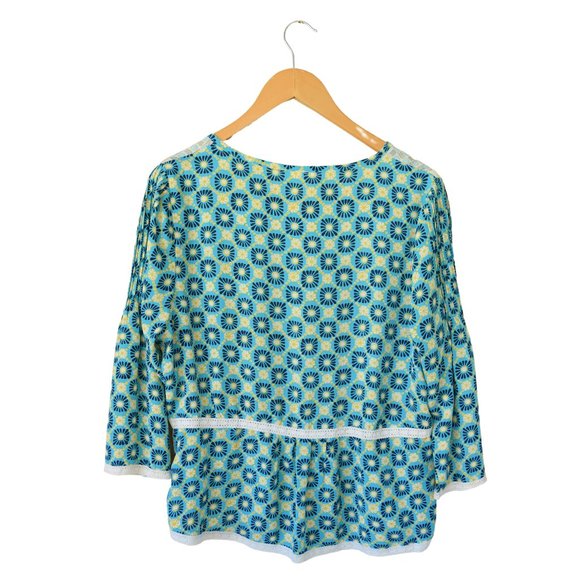 Matilda Jane Blue and White Blouse - Picture 5 of 8